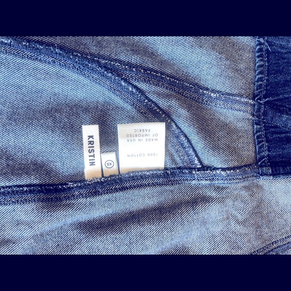 GRLFRND 🌸 denim mini dress NEW❗️ - Picture 8 of 10